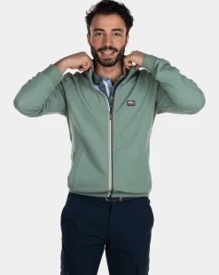 Schlichte Strickjacke aus Baumwolle - Active Army