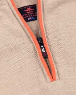 Schlichter Baumwollpullover - Shimmering Sand