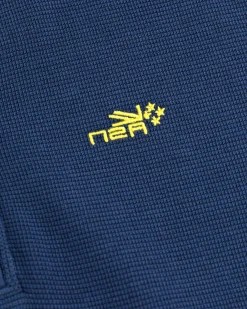 Schlichter Pullover mit halbem Reißverschluss Arapohue - Storm Blue