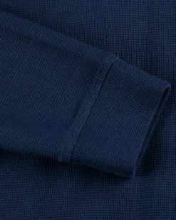Schlichter Pullover mit halbem Reißverschluss Arapohue - Storm Blue