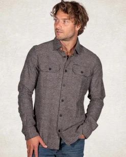 Schlichtes Baumwoll-Overshirt - Pitch Navy