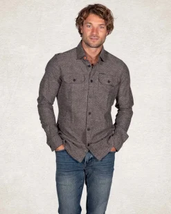 Schlichtes Baumwoll-Overshirt - Pitch Navy