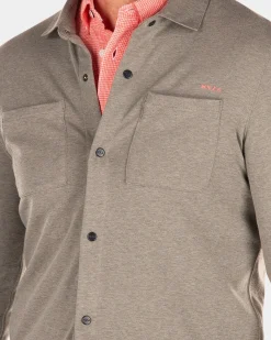 Schlichtes Hemd mit langen Ärmeln - Misty Army