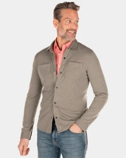 Schlichtes Hemd mit langen Ärmeln - Misty Army