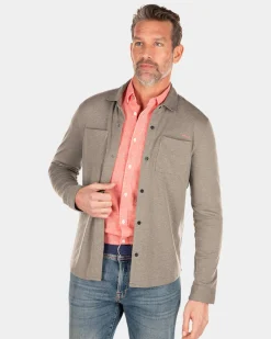 Schlichtes Hemd mit langen Ärmeln - Misty Army