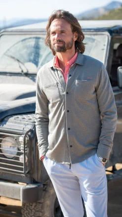 Schlichtes Hemd mit langen Ärmeln - Misty Army