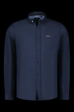 Schlichtes Leinenhemd - Traditional Navy