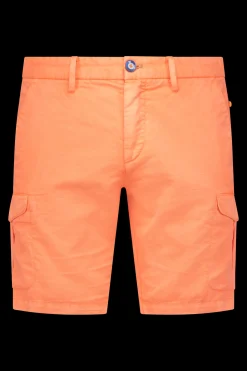 Shorts mit Leinen - Fresh Orange