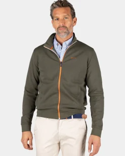 Sportlich dunkelgrünes Weste - Quartz Green