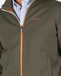 Sportlich dunkelgrünes Weste - Quartz Green