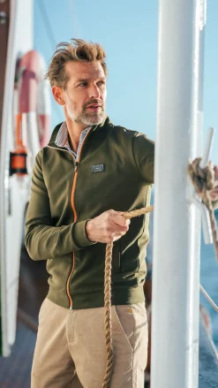 Sportlich dunkelgrünes Weste - Quartz Green