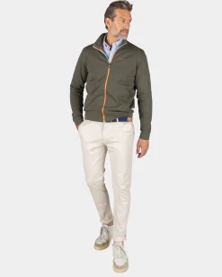 Sportlich dunkelgrünes Weste - Quartz Green