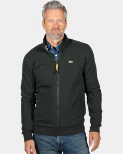 Sportliche grüne Strickjacke Aratiatia - Eucalyptus Green