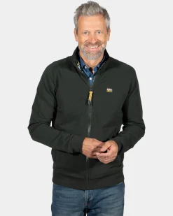 Sportliche grüne Strickjacke Aratiatia - Eucalyptus Green