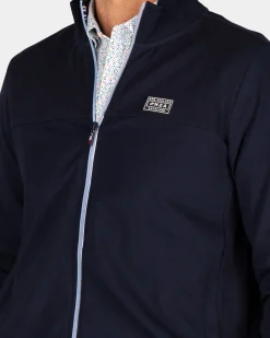 Sportlicher blauer Cardigan