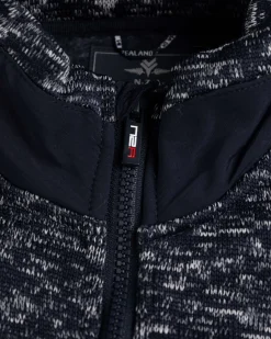 Sportlicher Melange-Cardigan Oruaiti - Storm Blue