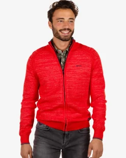 Strickjacke aus Baumwolle Iron - Rustic Orange