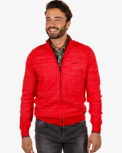 Strickjacke aus Baumwolle Iron - Rustic Orange