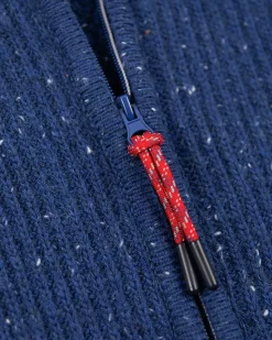 Strickjacke aus Baumwolle und Wolle - Bright Water Blue