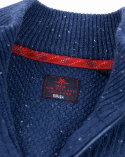 Strickjacke aus Baumwolle und Wolle - Bright Water Blue