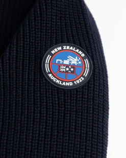 Strickjacke aus Baumwolle Fish - Ink Navy