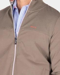 Strickjacke mit farbigem Besatz - Misty Army