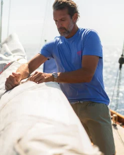 Taupefarbene Leinen-Chino-Shorts