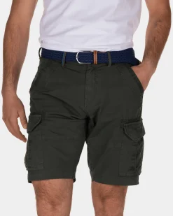 Ward Poplin Kurze Cargohose - Duck Green