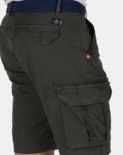 Ward Poplin Kurze Cargohose - Duck Green