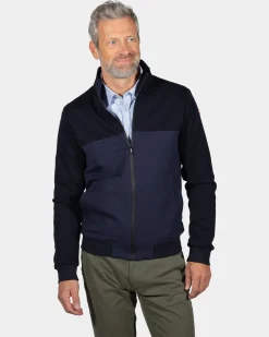 Warme dunkelblaue Strickjacke Ariels Tarn - Ink Navy