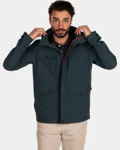 Wasserabweisende Jacke mit Kapuze