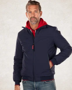 Wasserdichte Bomberjacke Blau - Pitch navy