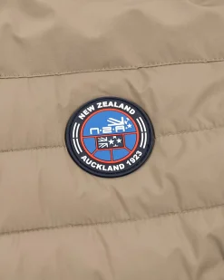 Wattierte einfarbige Winterjacke - Army Ground