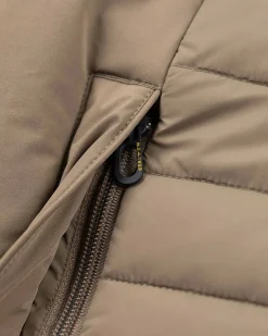 Wattierte einfarbige Winterjacke - Army Ground