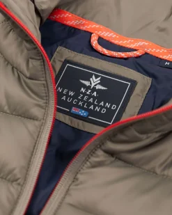 Wattierte Jacke mit Softshell - Misty Army