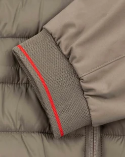 Wattierte Jacke mit Softshell - Misty Army