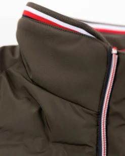 Wattierte, schlichte Jacke - Smoked Green