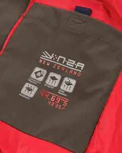 Wattierte, schlichte Jacke - Smoked Green