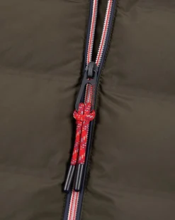 Wattierte, schlichte Jacke - Smoked Green