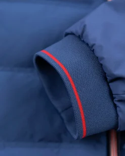 Wattierte, schlichte Jacke - Bright Water Blue