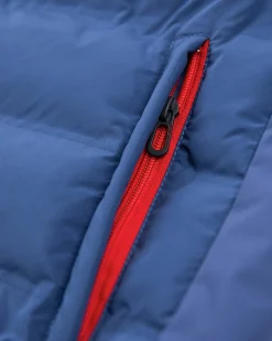 Wattierte, schlichte Jacke - Bright Water Blue