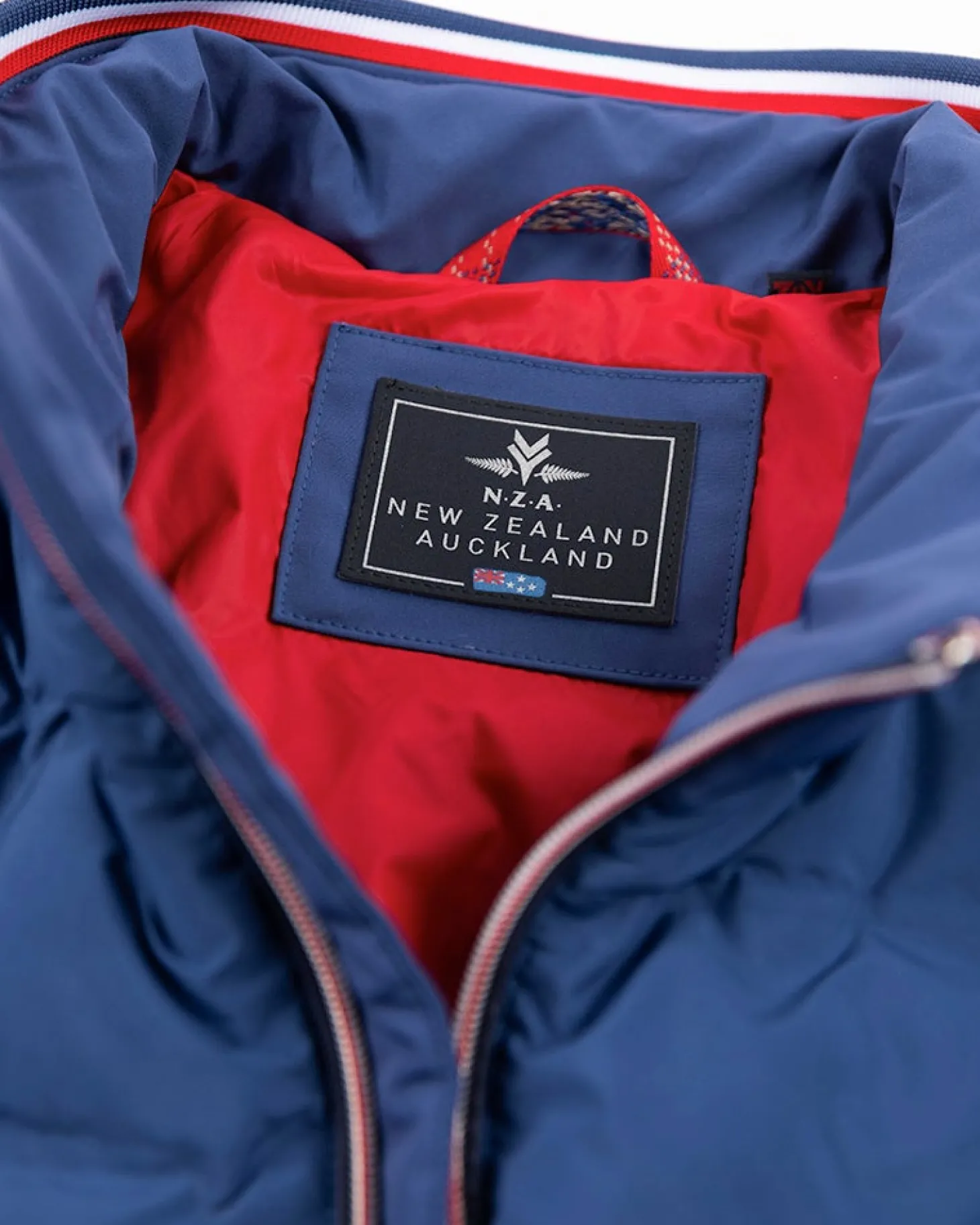 Wattierte, schlichte Jacke - Bright Water Blue