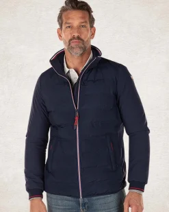 Wattierte, schlichte Jacke - Pitch navy