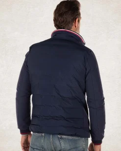 Wattierte, schlichte Jacke - Pitch navy